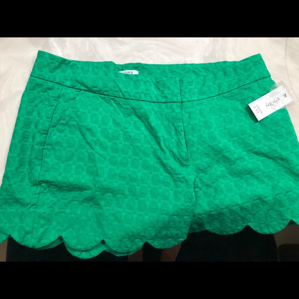 Green Shorts NWT. Purchased but too big